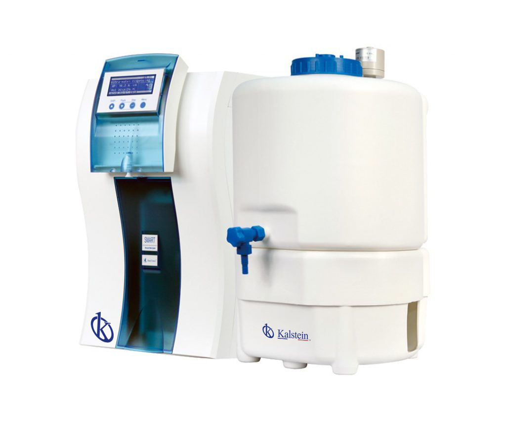 What to do if the water purification system in the lab stops working?