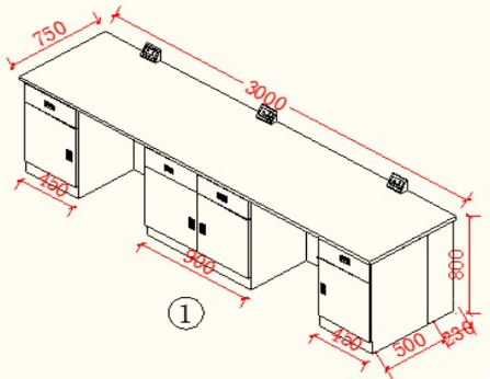 Banc de Travail de Laboratoire en Acier Inoxydable 304 YR06013-1 // YR06013-13 – 5