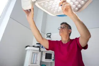 Operating lights How should an operating room be lit?