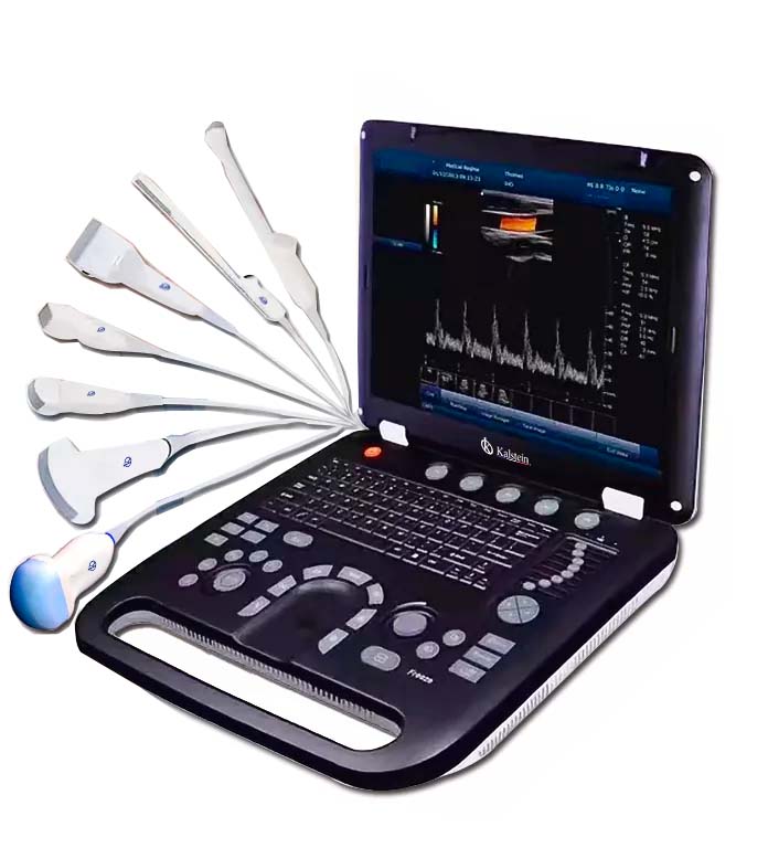 Échographie Doppler couleur avec écran de 15 pouces pour test cardiaque, grossesse YR05152